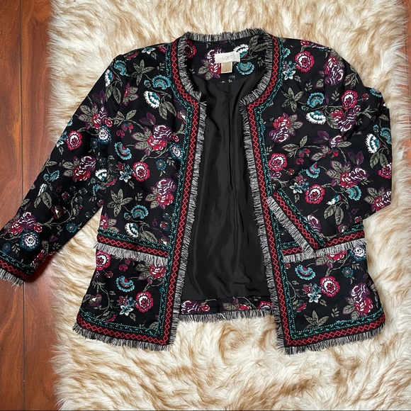 Loft Primavera floral blazer. NWOT - Picture 6 of 10
